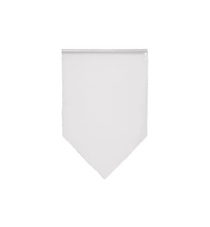 HUBATKA - Tagvorhang Uni 2er Set,45 cm x 60 cm, Weiss