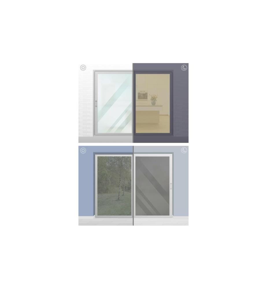 GARDINIA - Fensterfolie UV-Schutz 90 x 150 cm, Schwarz