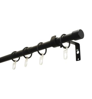GARDINIA - Vorhangstange Set Cap 120 - 190 cm