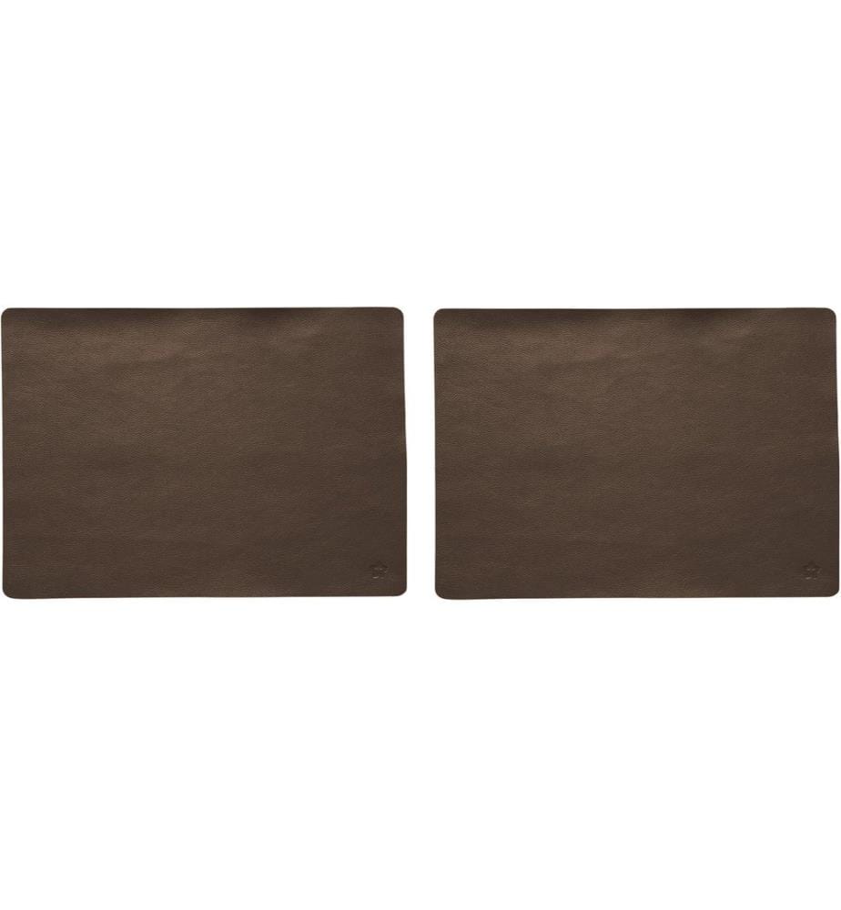 PICHLER - Set de table Jazz 33 cm x 46 cm,  2 pièces, Brun