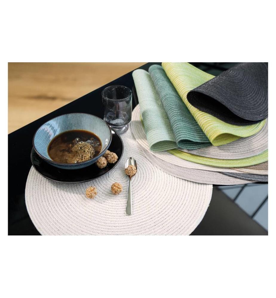PICHLER - Set de table Samba Ø 38 cm, 2 pièces, Crème