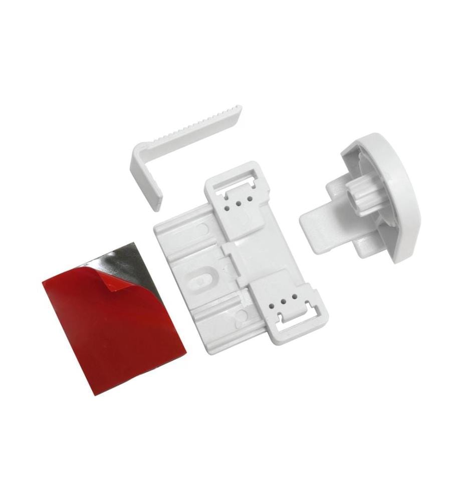 GARDINIA - Kit de collage et de serrage Easyfix Blanc