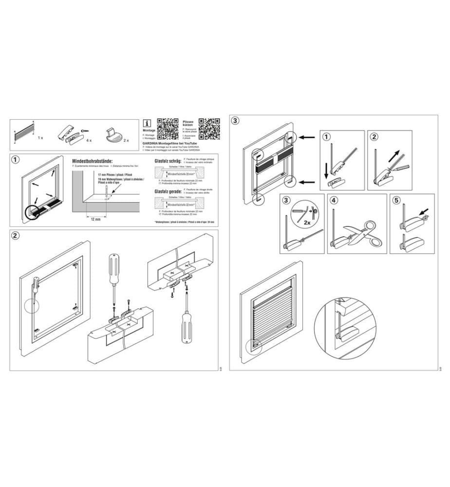 GARDINIA - Plissée Concept Thermo 60 x 130 cm, Grau