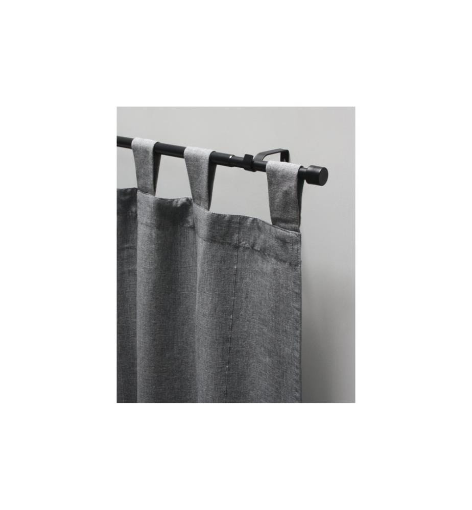 GARDINIA - Vorhangstange Set Kos Cap 1-Lauf 19/16 mm 120-210 cm