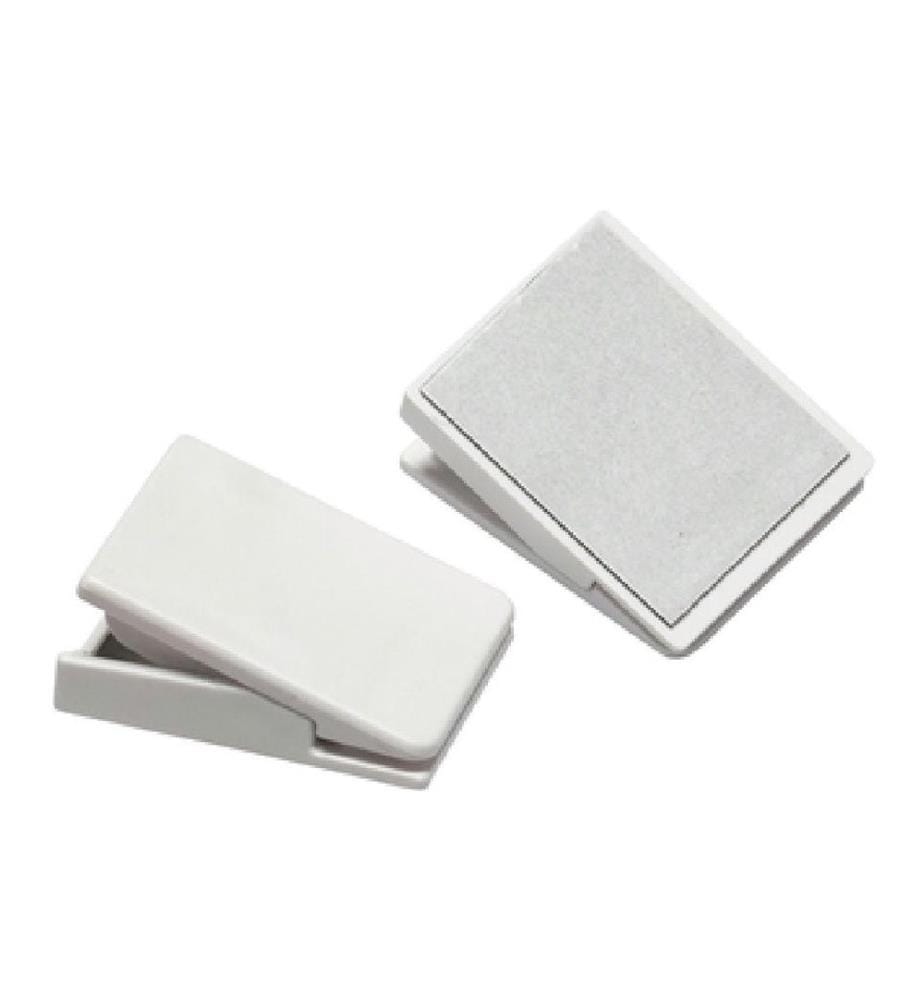 GARDINIA - Agrafe adhésive Outdoor, Blanc,4 pièces
