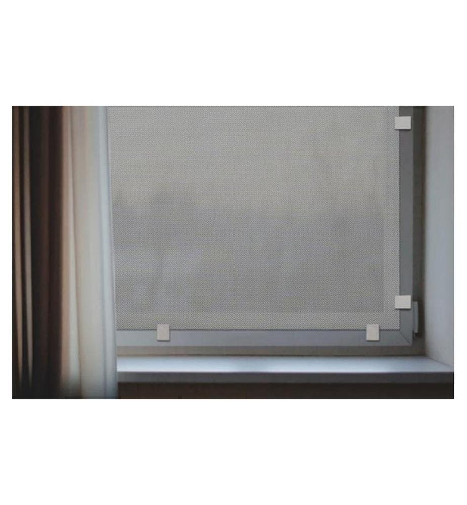 GARDINIA - Agrafe adhésive Outdoor, Blanc,4 pièces