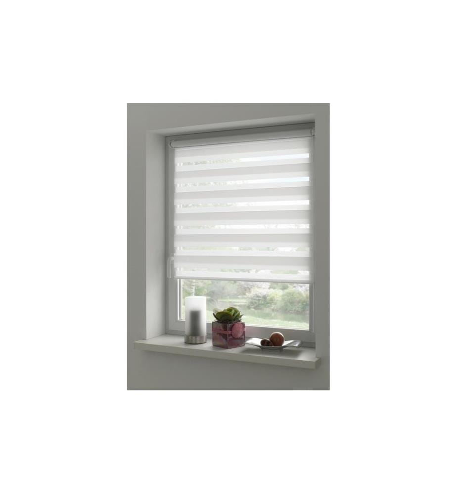 GARDINIA - Duo Klemmrollo 80 x 150 cm, Weiss