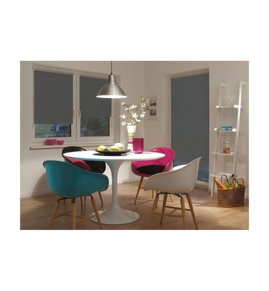 GARDINIA - Thermo Klemmrollo 70 x 150 cm, Anthrazit