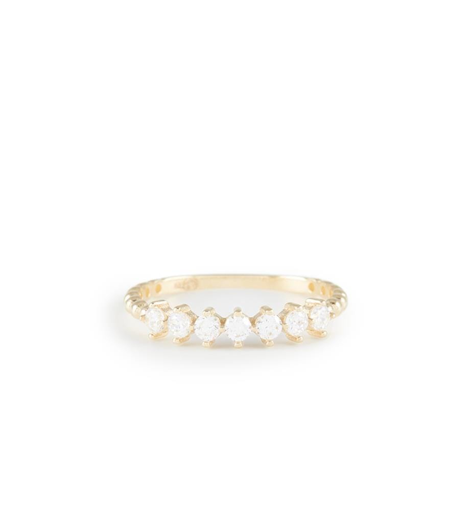 Ring Bella - Gelbgold 375/1000 und Zirkonium