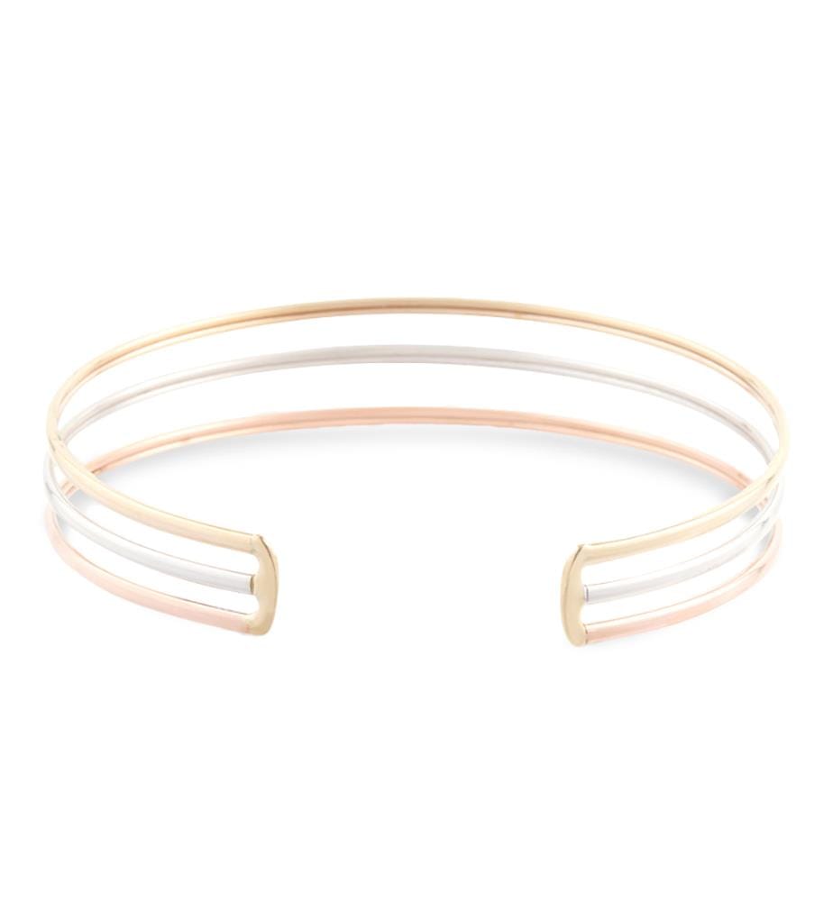 Armband Classic Tricolour Tricolor Gold 375/1000