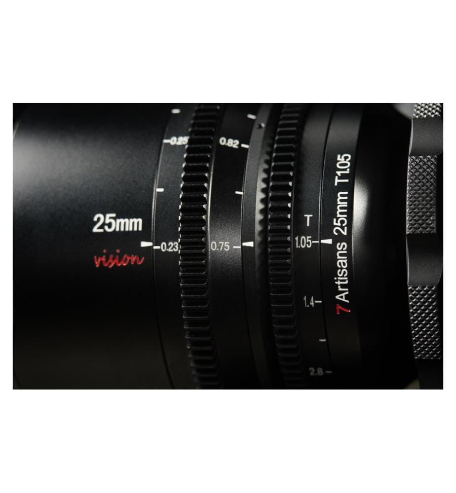7ARTISANS - Festbrennweite 25mm T/1.05 – Canon RF