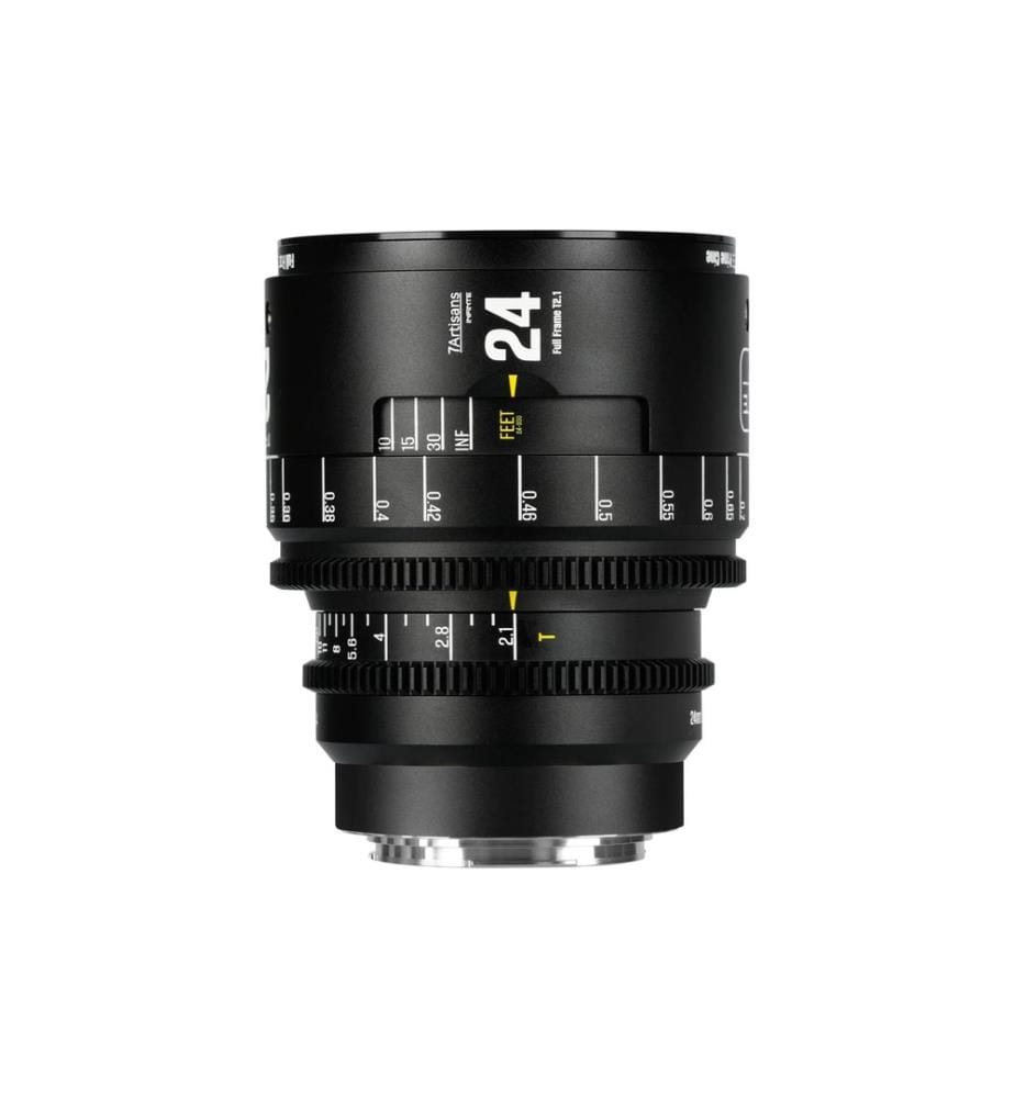7ARTISANS - Festbrennweite 24mm T/2.1 INFINTE Schwarz – Canon EF