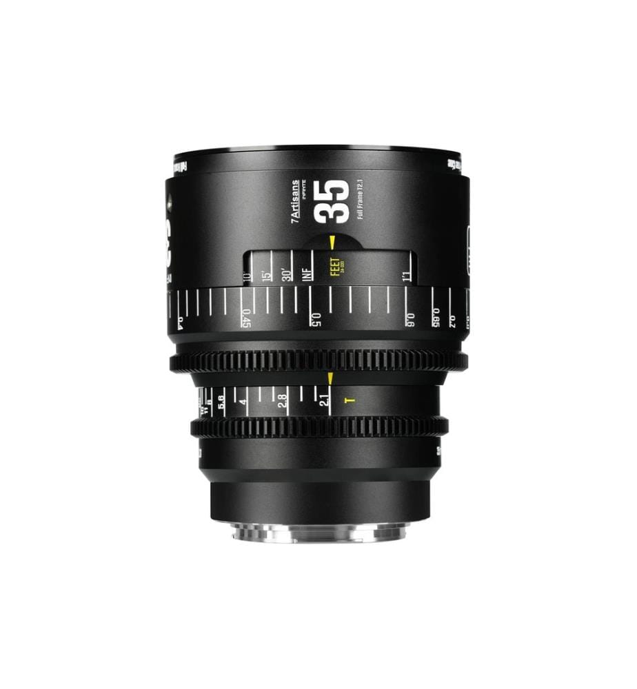7ARTISANS - Festbrennweite 35mm T/2.1 INFINTE Schwarz – Canon EF