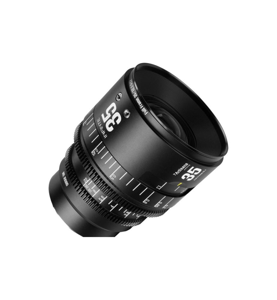 7ARTISANS - Festbrennweite 35mm T/2.1 INFINTE Schwarz – Canon EF