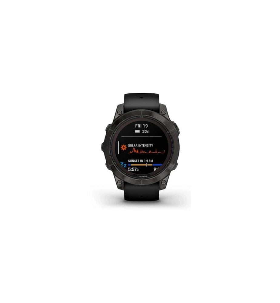 GARMIN - Montre de sport Fenix 7 Pro Sapphire Solar Edition Anthracite