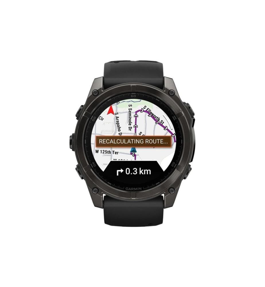 GARMIN - Montre de sport Fenix 8 AMOLED Sapphire, 51 mm Anthracite