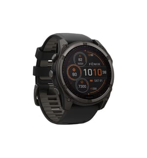 GARMIN - Montre de sport Fenix 8 Solar Sapphire, 51 mm Noir