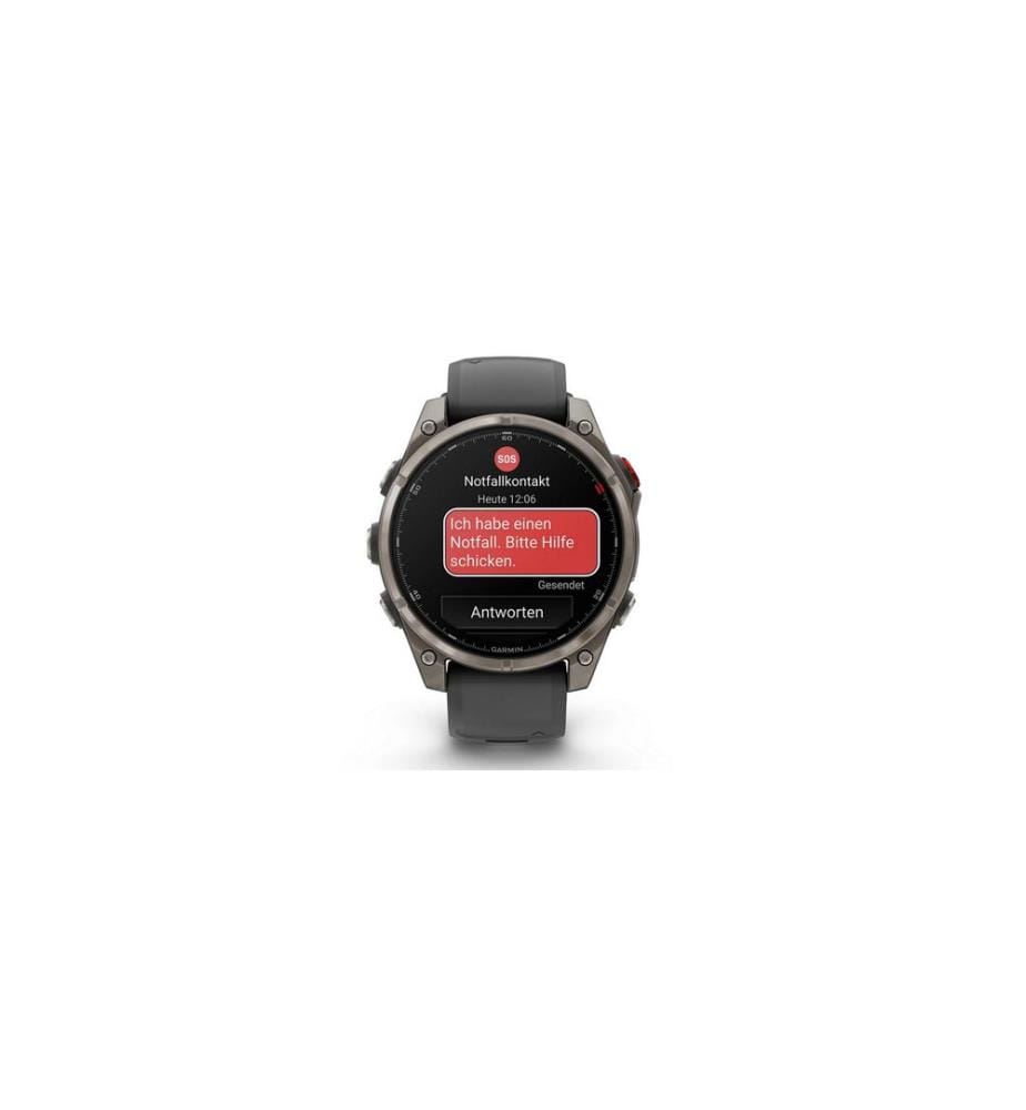 GARMIN - Montre de sport GPS fenix 8 Pro – AMOLED Graphite/Noir