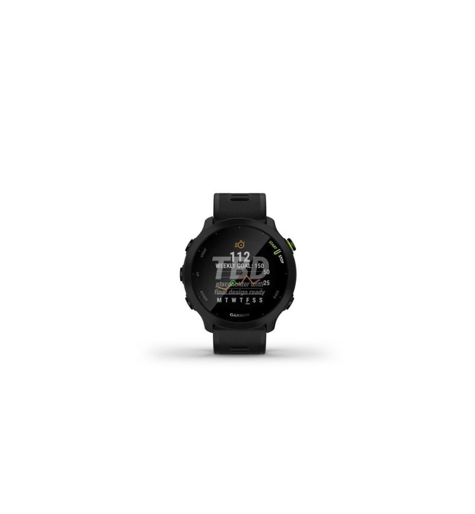 GARMIN - Montre de sport Forerunner 55 Noir/Noir