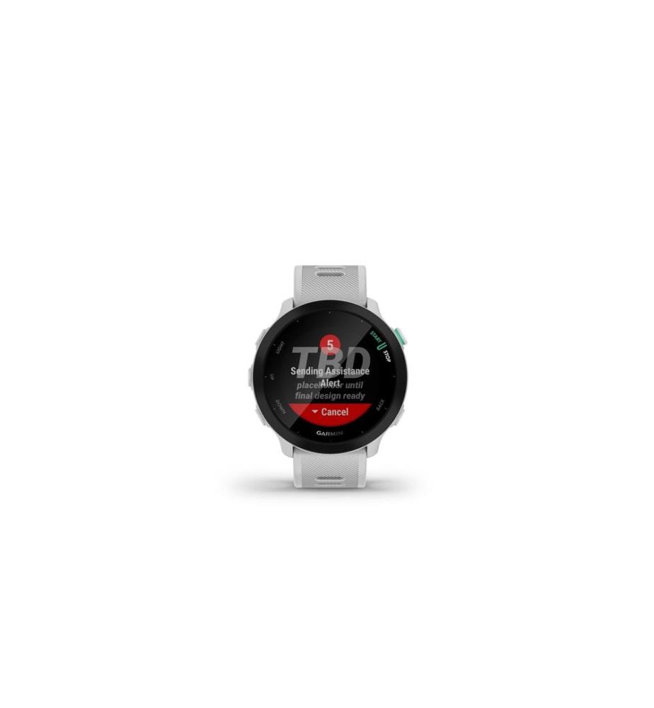 GARMIN - Montre de sport Forerunner 55 Blanc/Noir
