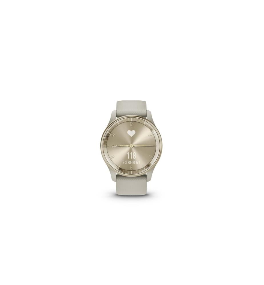 GARMIN - Montre de sport Vivomove Trend Blanc/Vert olive