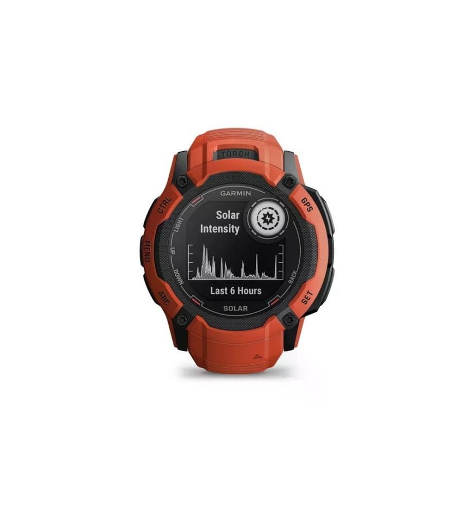 GARMIN - Sportuhr Instinct 2X Solar Flame Red