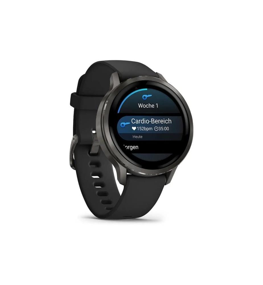 GARMIN - Montre de sport GPS Venu 4 - 41 mm Noir/Gris