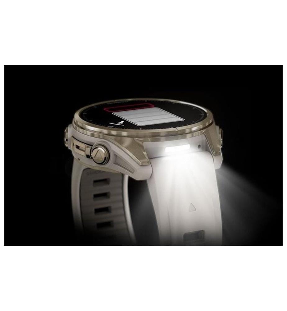 GARMIN - Sportuhr Fenix 8 AMOLED Sapphire, 43 mm Beige