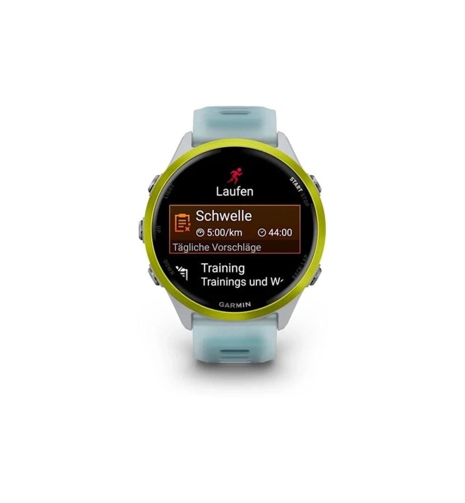 GARMIN - Montre de sport Forerunner 570 47 mm Blanc pierre / Amp Yellow
