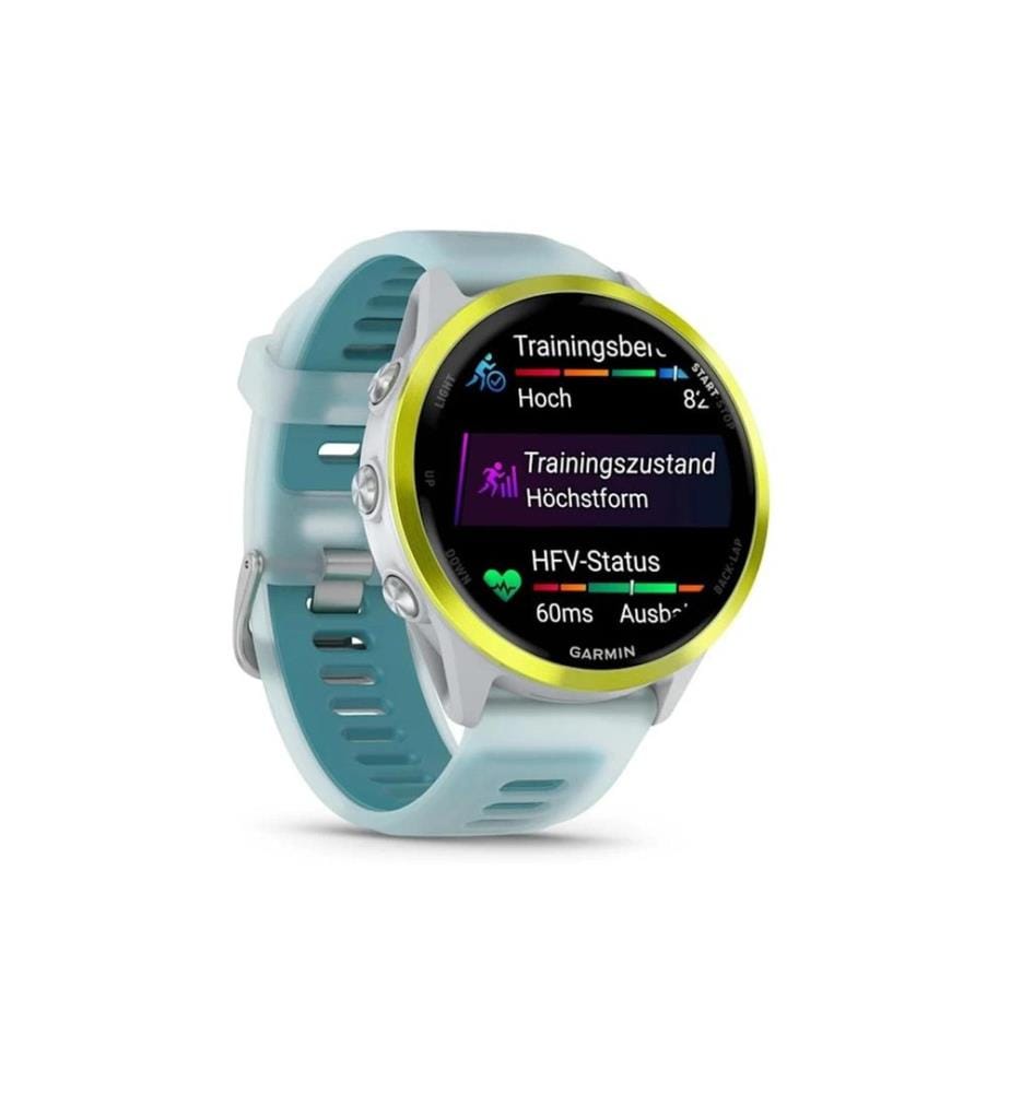 GARMIN - Montre de sport Forerunner 570 47 mm Blanc pierre / Amp Yellow