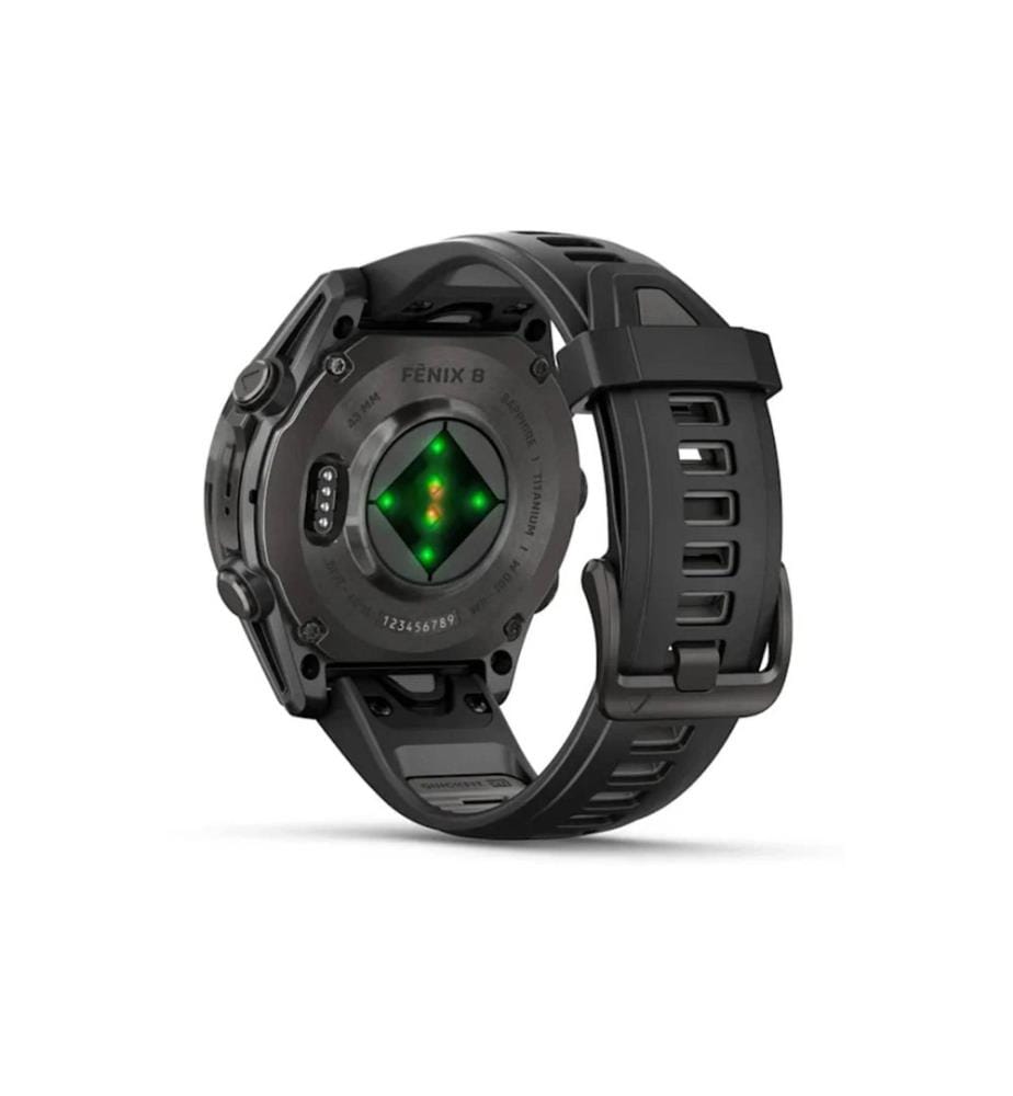 GARMIN - Sportuhr Fenix 8 AMOLED Sapphire, 43 mm Dunkelgrau