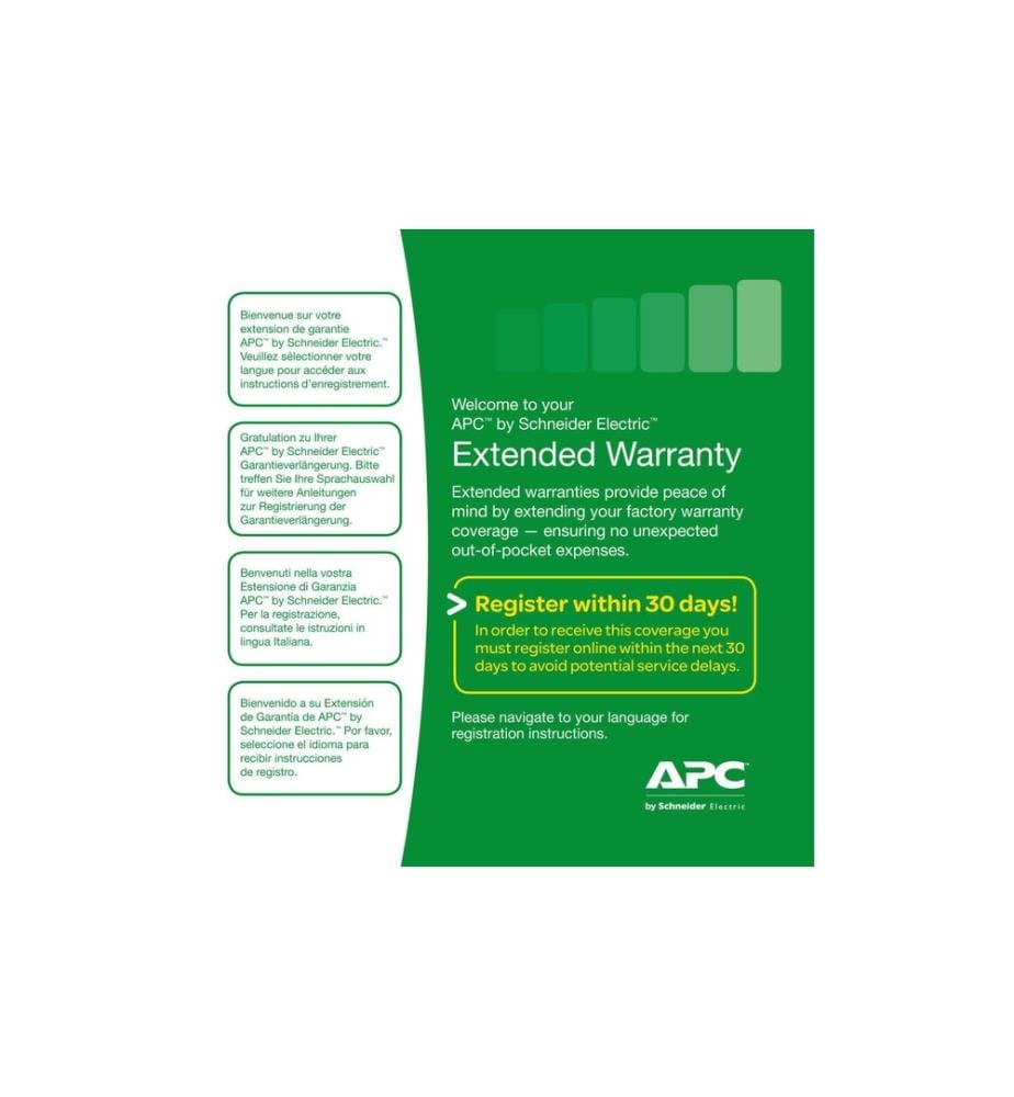 APC Garantieerweiterung WBEXTWAR3YR-SP-03 3 Jahre