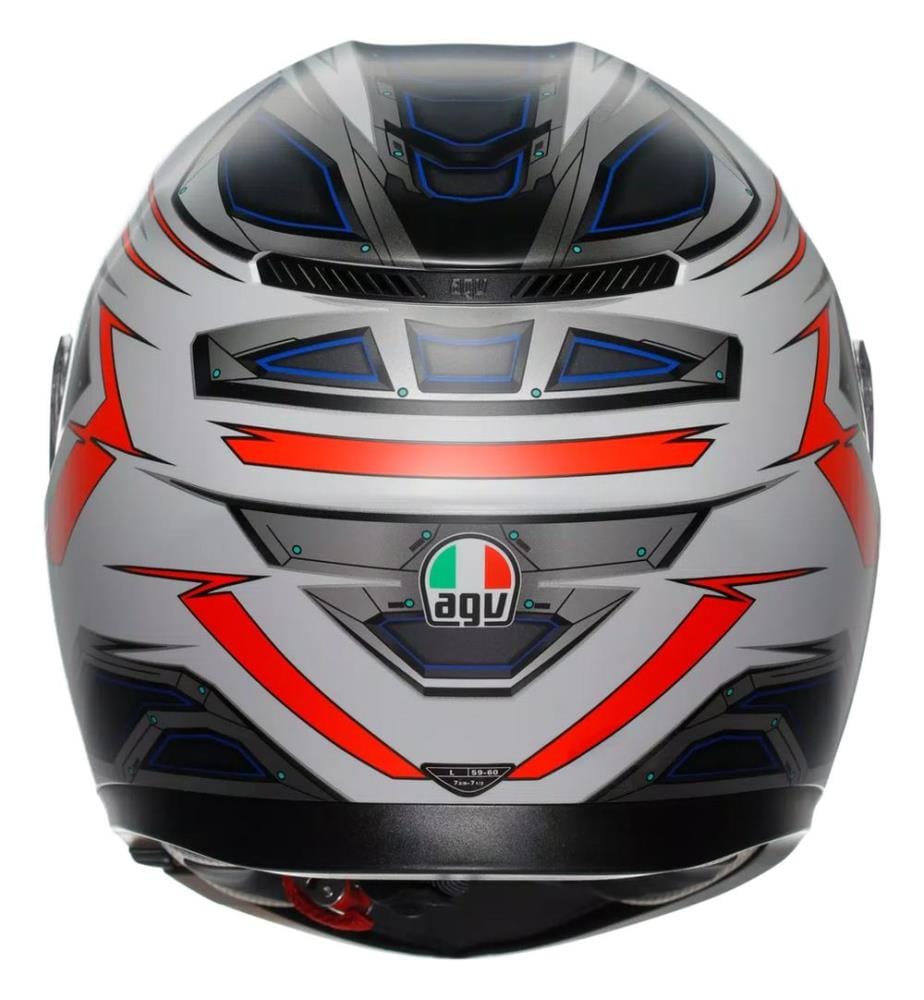 Casque Intégral K3 Space mat  - Blanc et Rouge