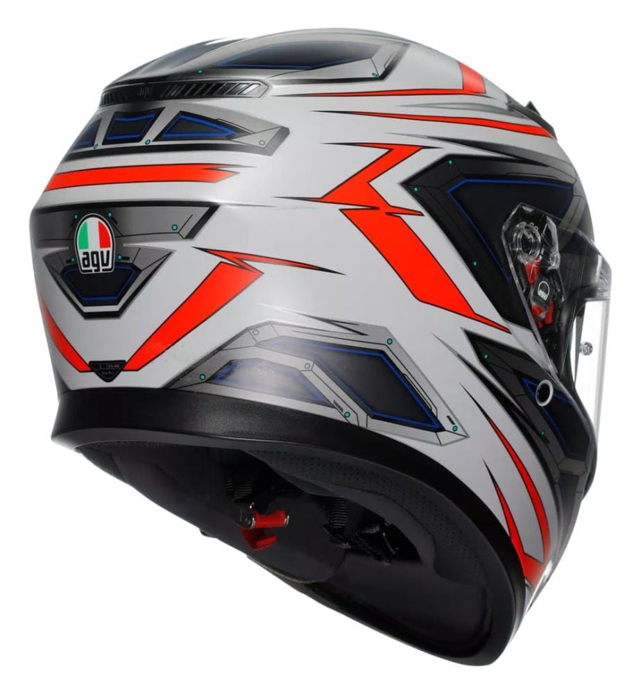 Casque Intégral K3 Space mat  - Blanc et Rouge