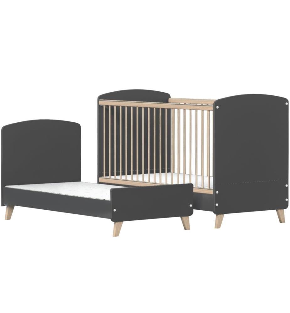 Colette Lit d'enfant 70x140cm anthracite
