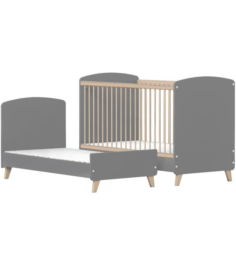 Colette Lit d'enfant 70x140cm gris