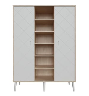 Peak Armoire XL nature-blanche