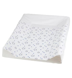 KULI-MULI Matelas à langer avec 3 coins Etoiles bleu 50 x 70 cm