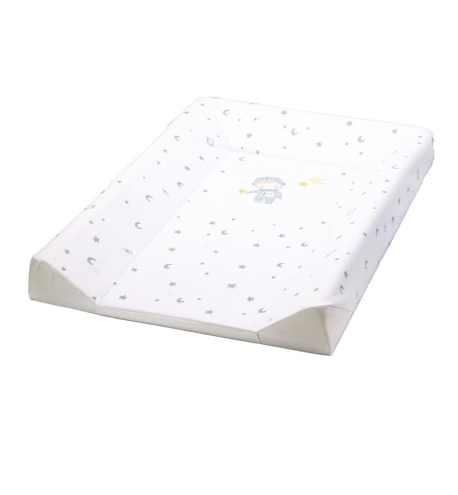 KULI-MULI Matelas à langer avec 3 coins Space Ice 50 x 70 cm