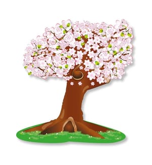 Arbre de printemps magnétique