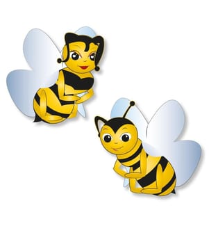 Abeille magnétique 2 pcs.