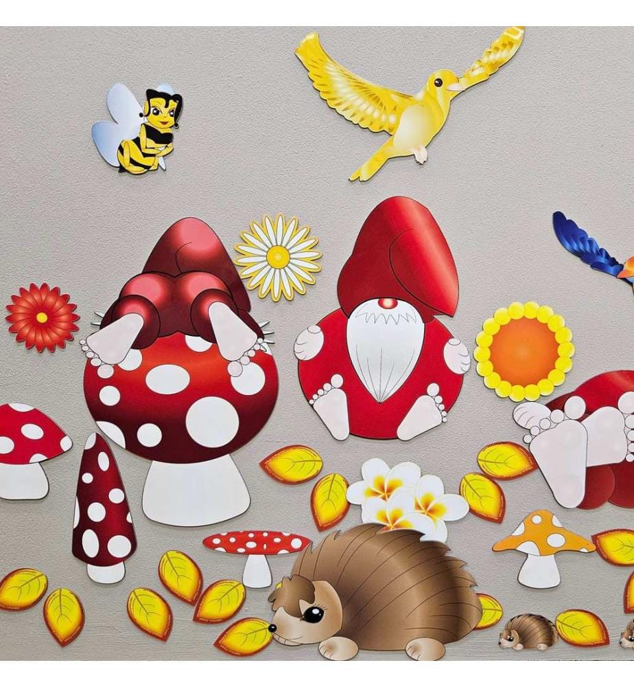 Magnetische Blumen 5er Pack