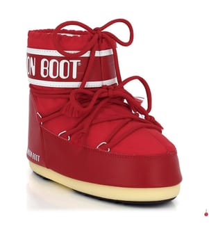 Stivali da doposci Classic Low 2 in pelle - Rosso