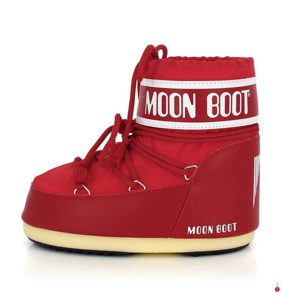 Stivali da doposci Classic Low 2 in pelle - Rosso