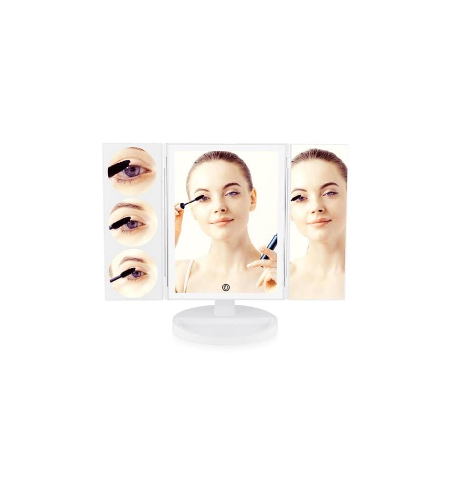 RIO - Miroir cosmétique Full Size Makeup Mirror Blanc