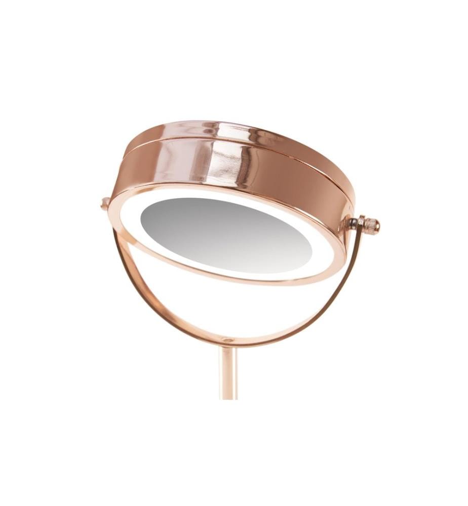 RIO - Miroir cosmétique Double Sided Cosmetic Mirror Or rose
