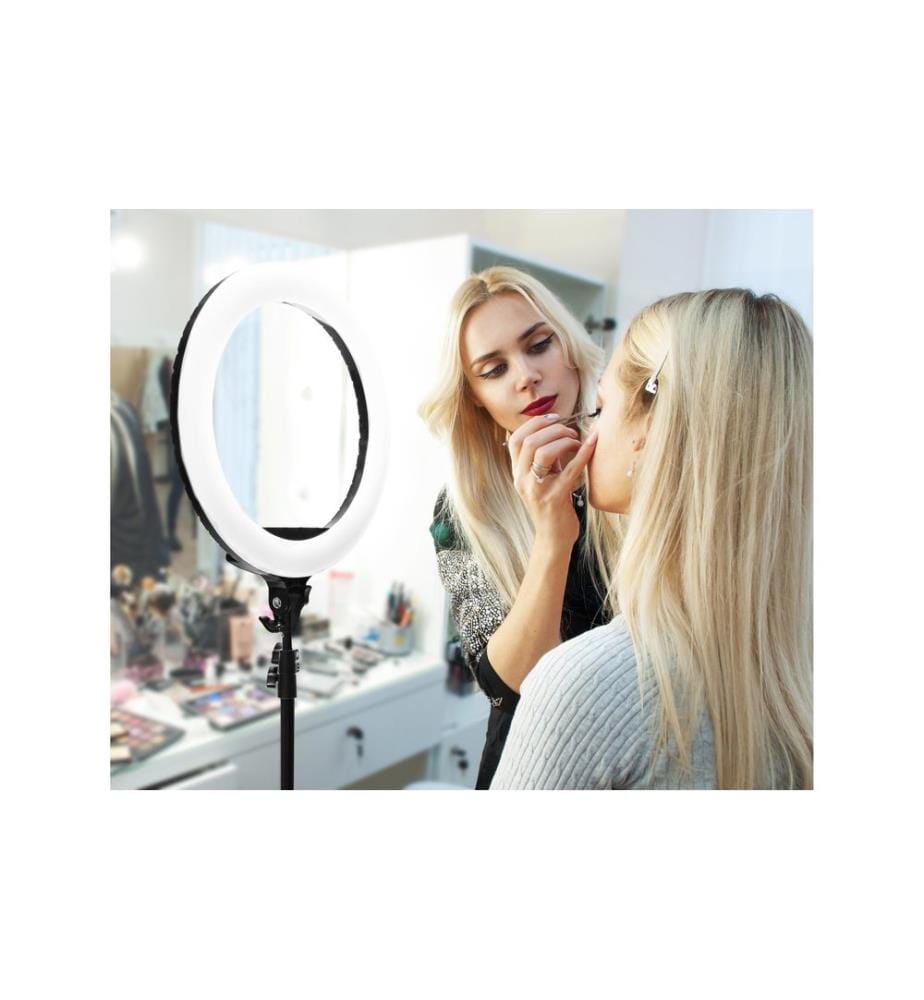 RIO - Dimmbares LED Ring Light Make-up & Vlogging RL18 Ø 45 cm
