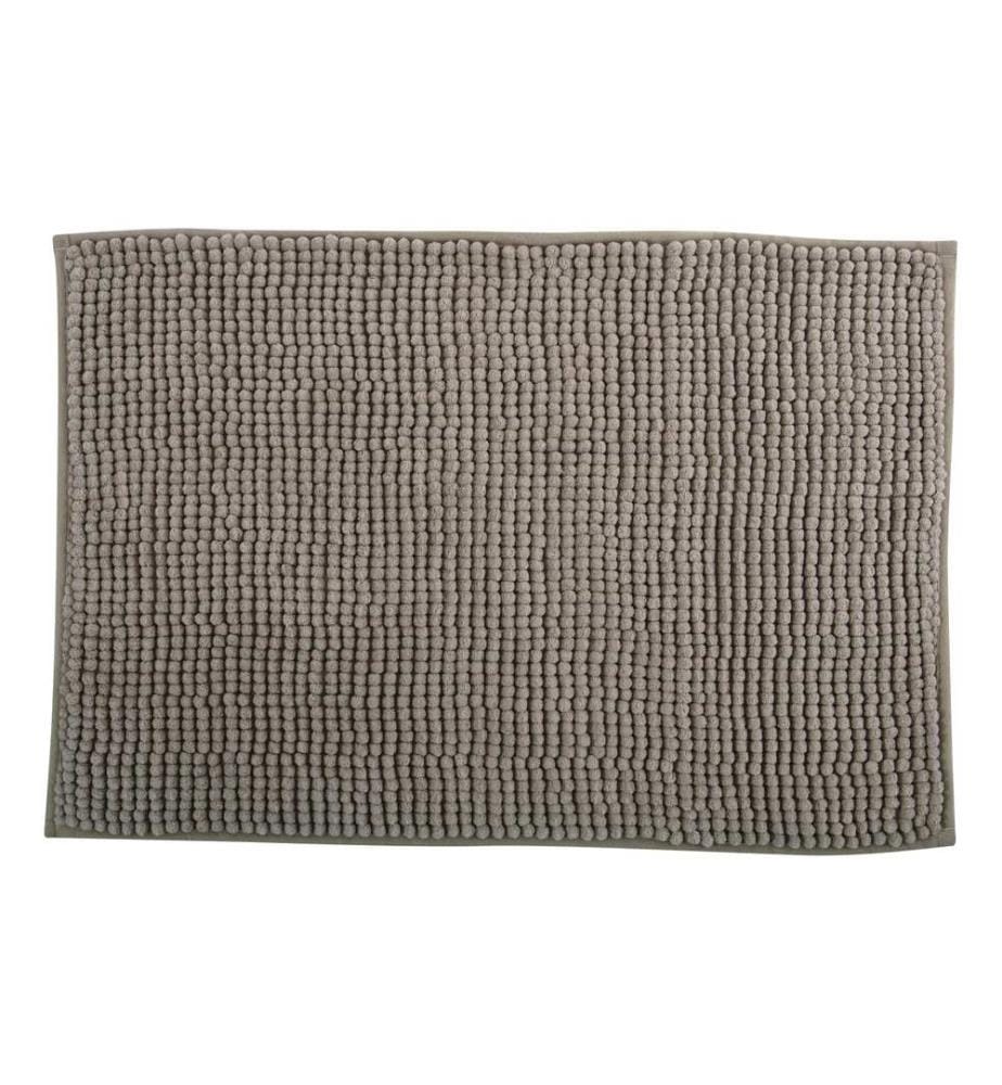 MSV - Badteppich Chenille 60 x 90 cm, Taupe