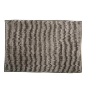 MSV - Badteppich Chenille 60 x 90 cm, Taupe