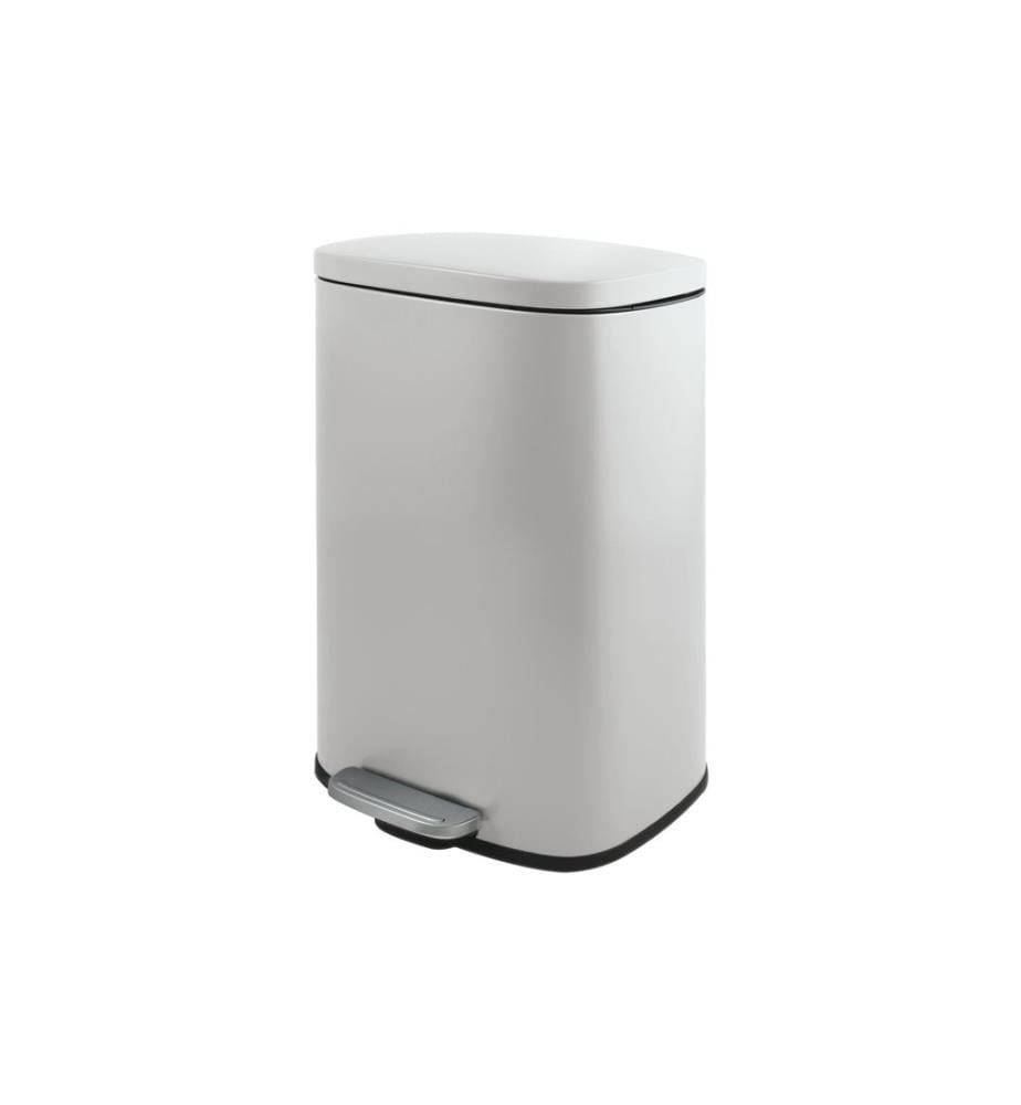 SPIRELLA - Treteimer Poubelle Akira Matt 30 l, Weiss